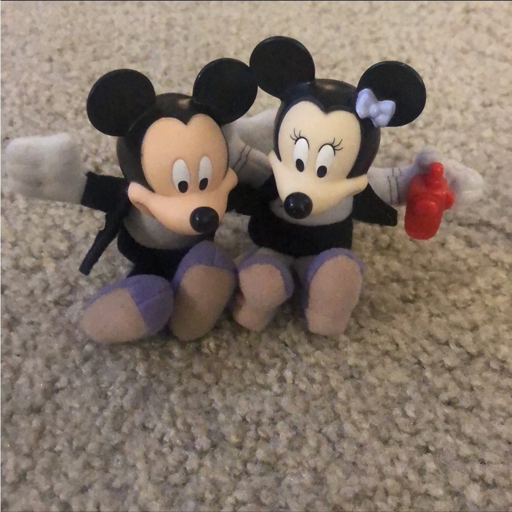 Vintage Disney Mickey and Minnie McDonald’s happy meal toys